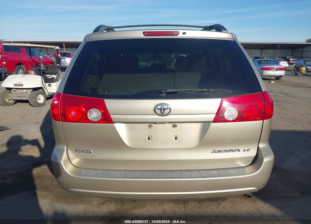2007 TOYOTA SIENNA LE VIN: 5TDZK23C17S052327
