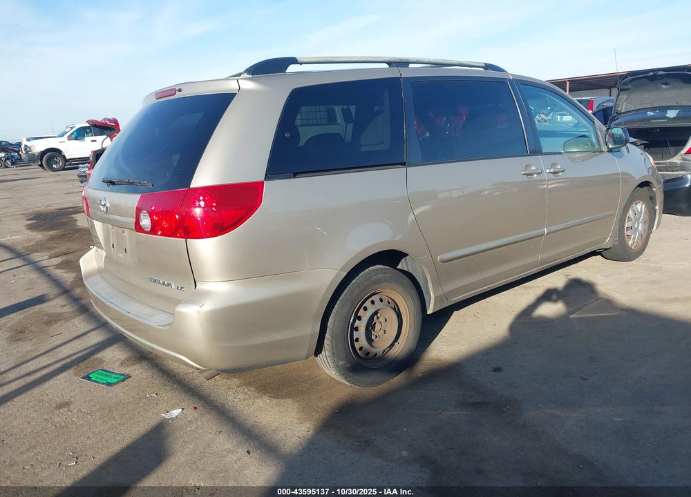 2007 TOYOTA SIENNA LE VIN: 5TDZK23C17S052327