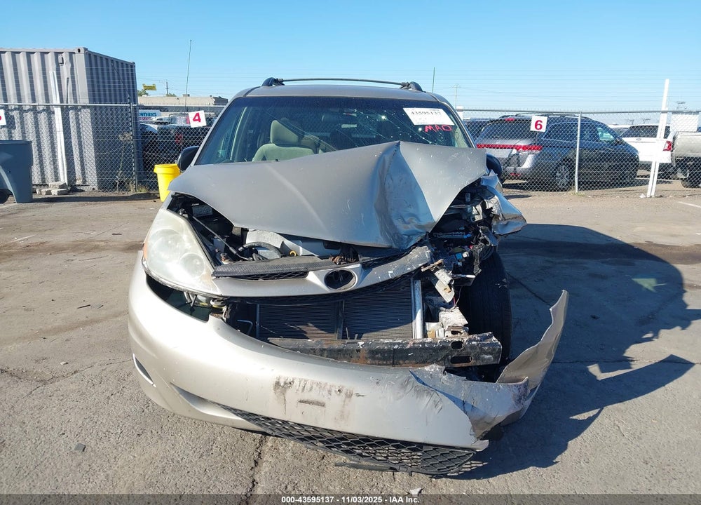 2007 TOYOTA SIENNA LE VIN: 5TDZK23C17S052327