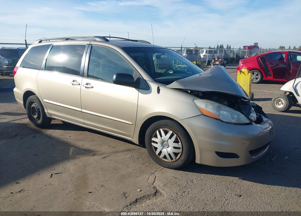 2007 TOYOTA SIENNA LE VIN: 5TDZK23C17S052327