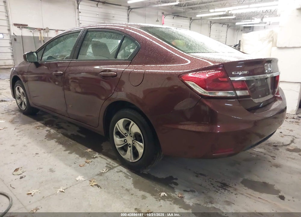 2014 HONDA CIVIC LX VIN: 2HGFB2F50EH524689