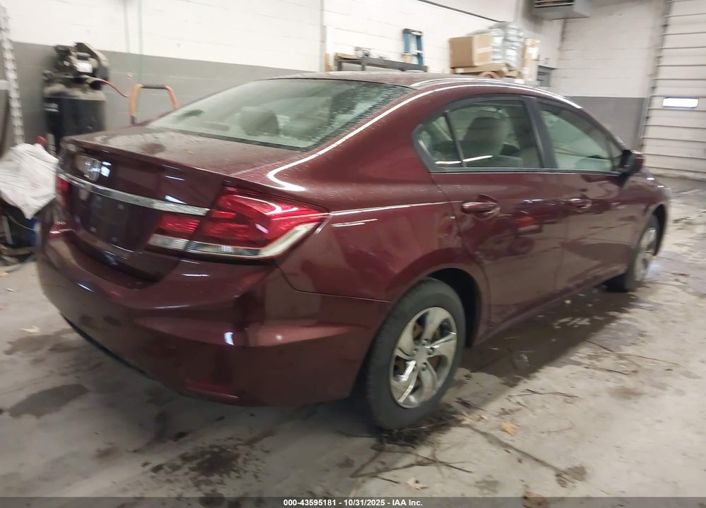 2014 HONDA CIVIC LX VIN: 2HGFB2F50EH524689