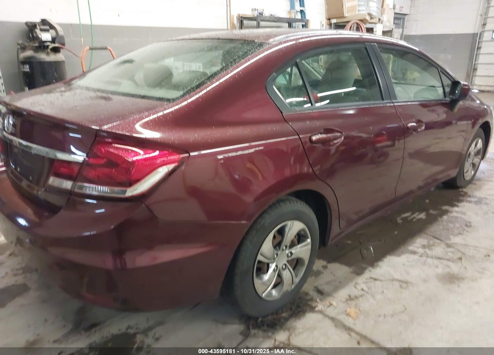 2014 HONDA CIVIC LX VIN: 2HGFB2F50EH524689