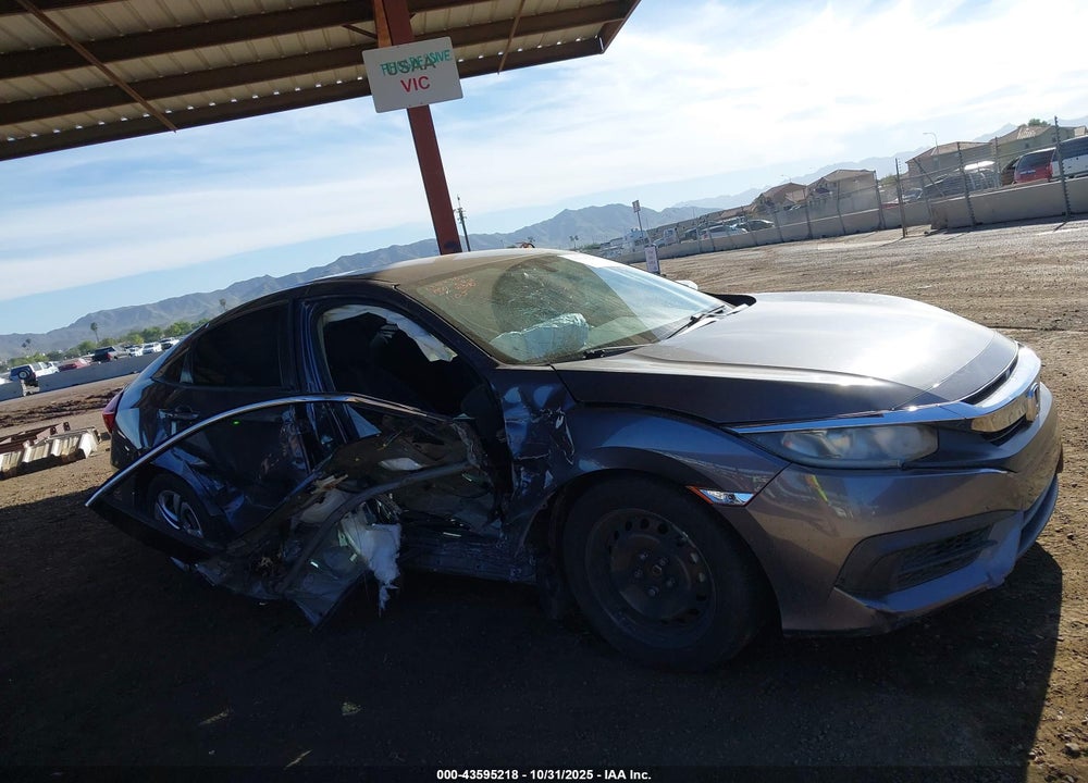2017 HONDA CIVIC LX VIN: 19XFC2F54HE041105