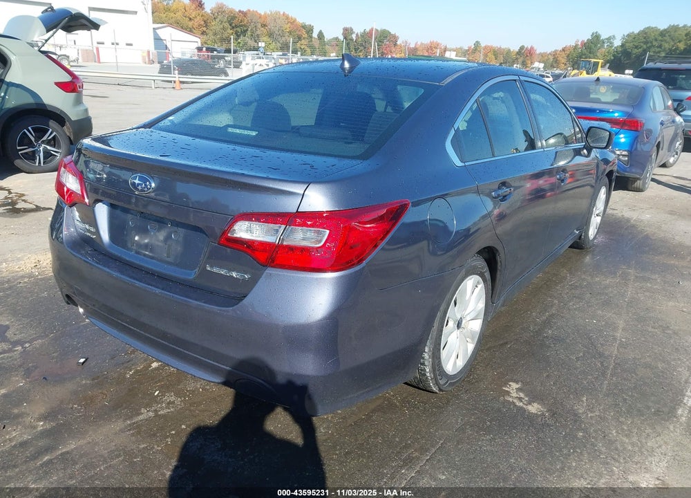 2016 SUBARU LEGACY 2.5I PREMIUM VIN: 4S3BNBC67G3052045