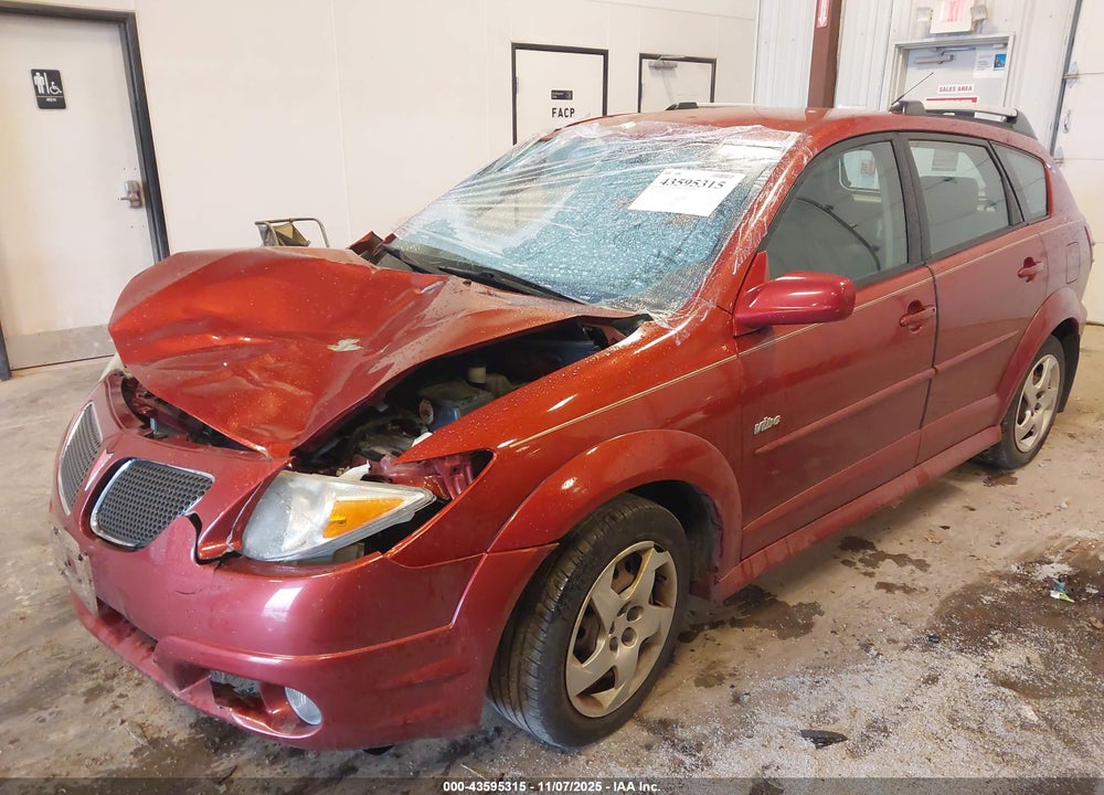 2008 PONTIAC VIBE VIN: 5Y2SL658X8Z402231