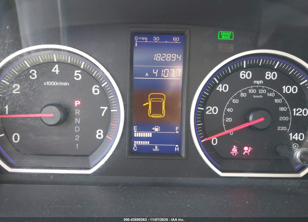 2011 HONDA CR-V VIN: 5J6RE4H36BL052260