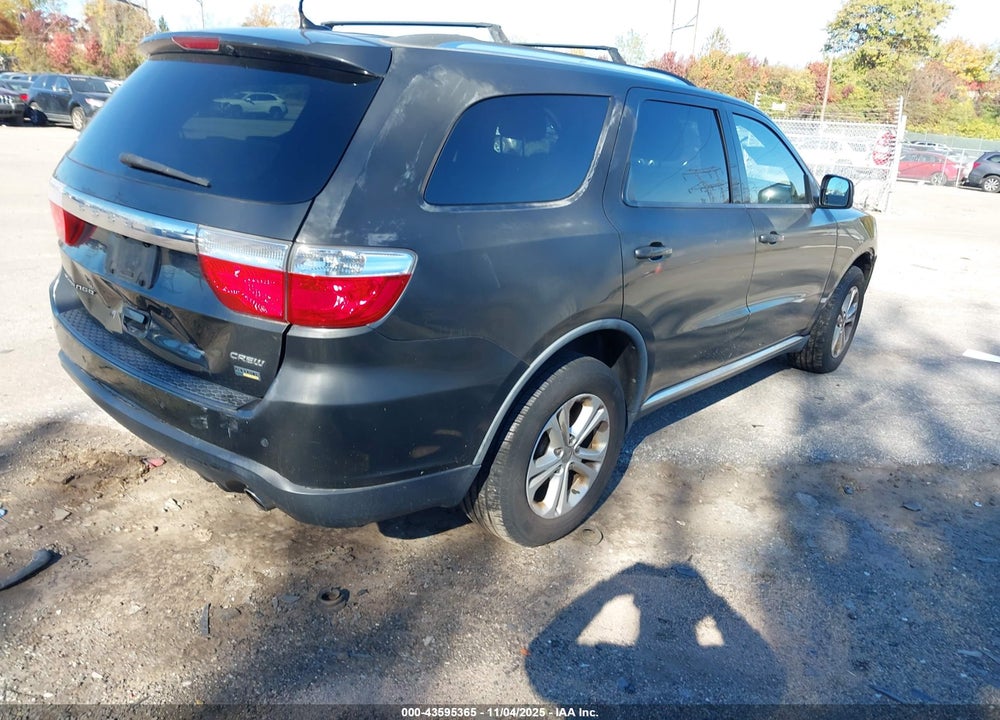 2011 DODGE DURANGO CREW VIN: 1D4RD4GG9BC708340