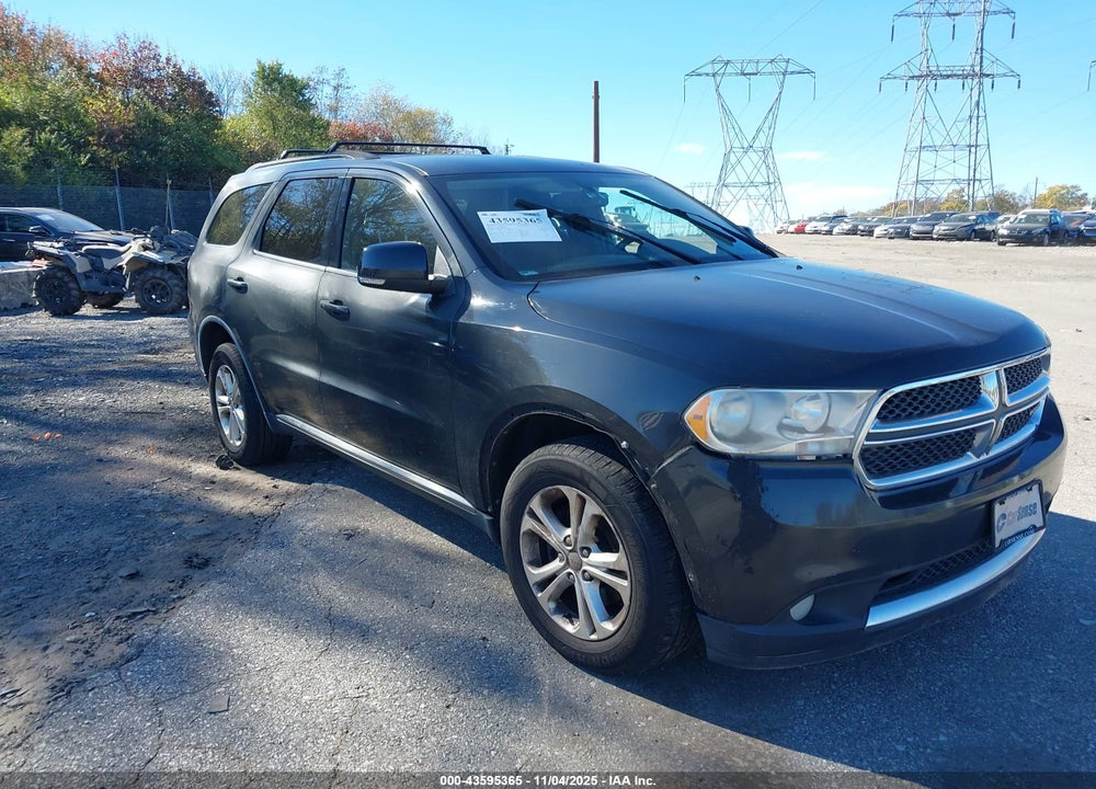 2011 DODGE DURANGO CREW VIN: 1D4RD4GG9BC708340