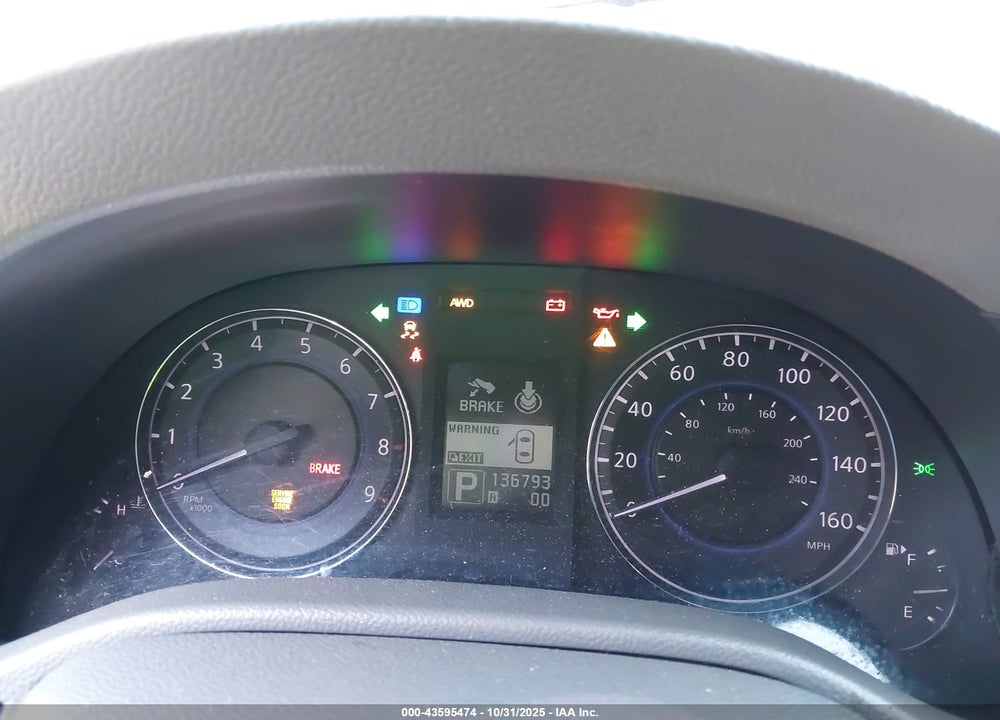 2013 INFINITI G37X VIN: JN1CV6AR8DM355126