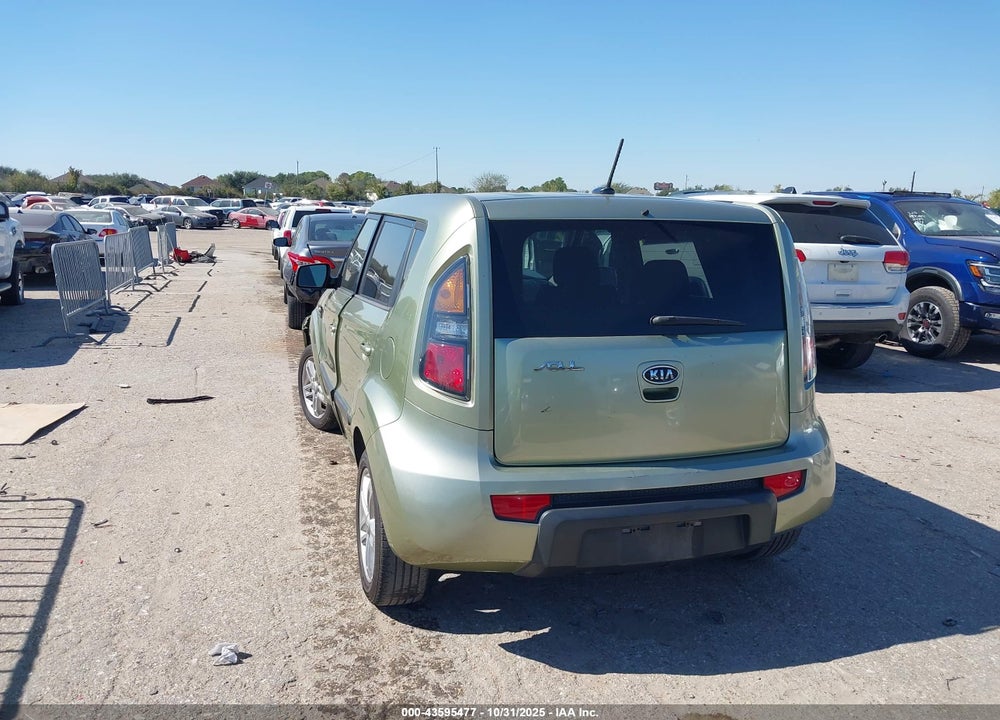 2011 KIA SOUL VIN: KNDJT2A27B7259456