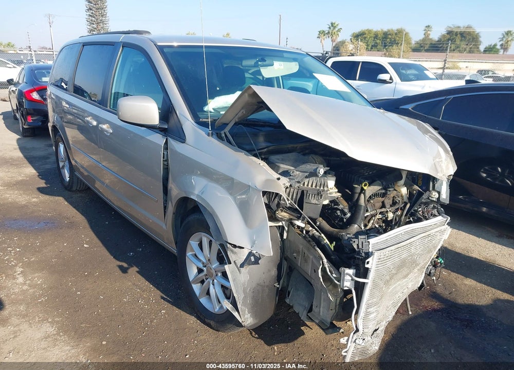 2016 DODGE GRAND CARAVAN SXT VIN: 2C4RDGCG5GR249830