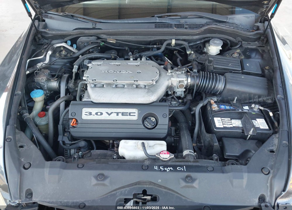 2006 HONDA ACCORD 3.0 EX VIN: 1HGCM66596A007654