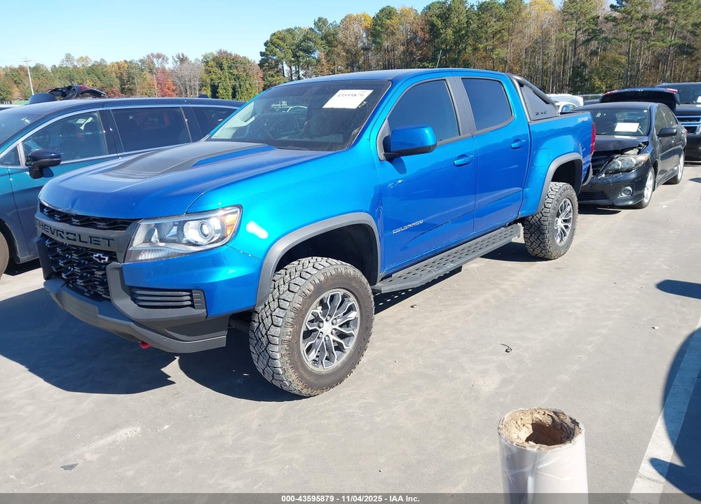 2022 CHEVROLET COLORADO 4WD SHORT BOX ZR2 VIN: 1GCGTEEN7N1305228