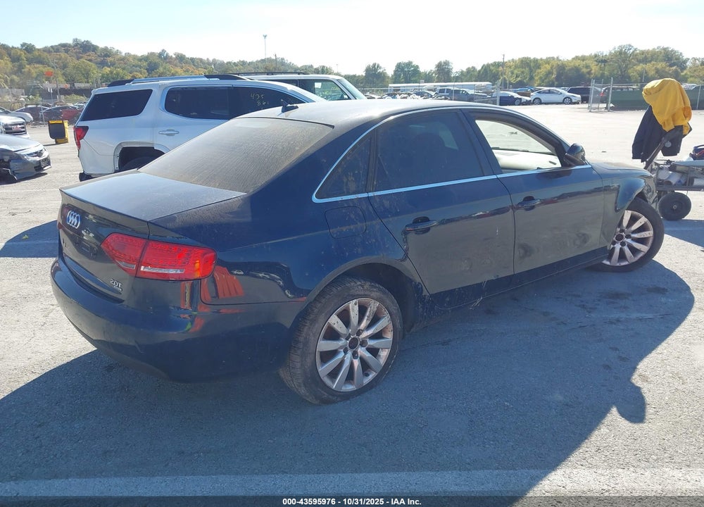 2011 AUDI A4 VIN: WAUFFAFL8BN025683