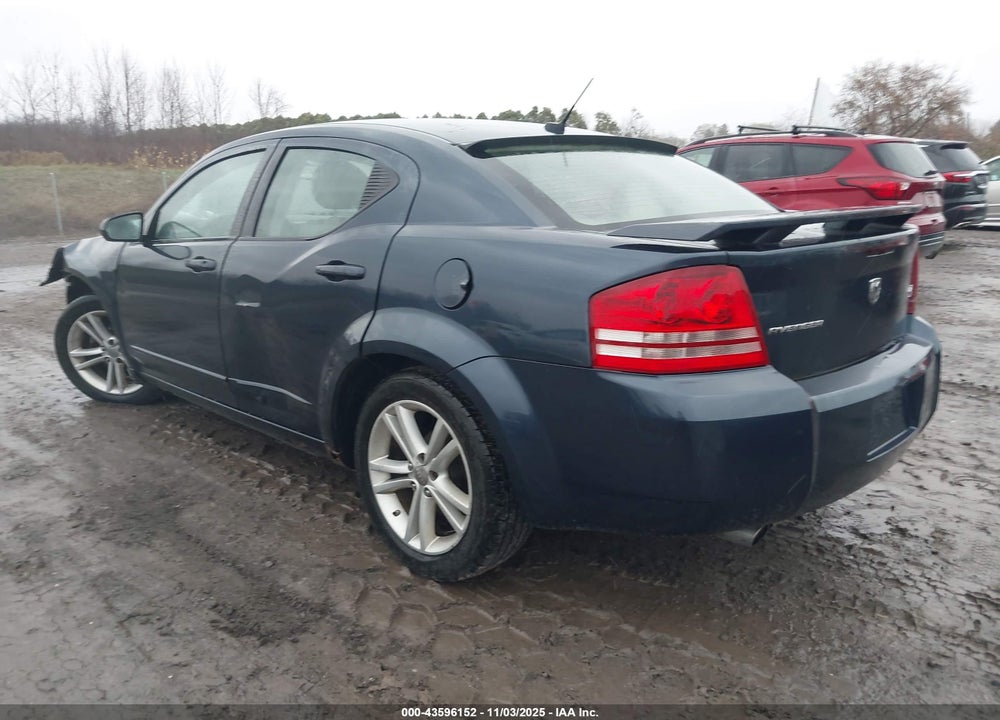 2008 DODGE AVENGER R/T VIN: 1B3LC76M58N660400