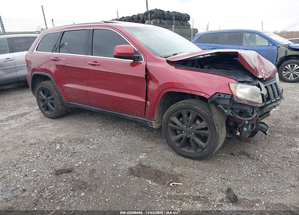 2012 JEEP GRAND CHEROKEE LAREDO VIN: 1C4RJFAG8CC313478