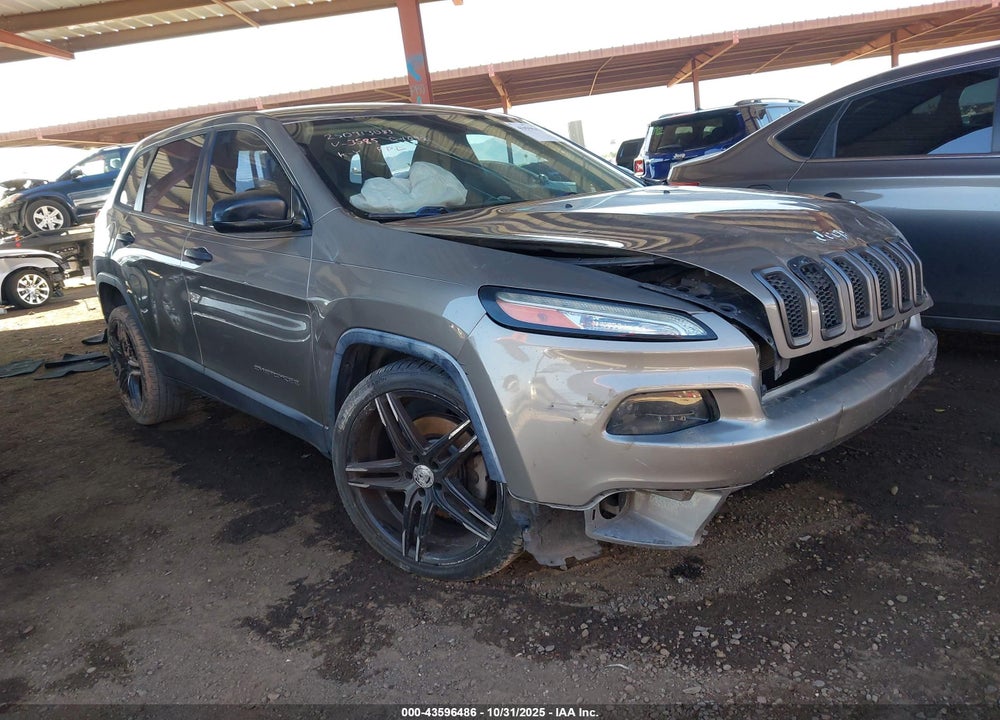 2016 JEEP CHEROKEE SPORT VIN: 1C4PJLAB7GW273585