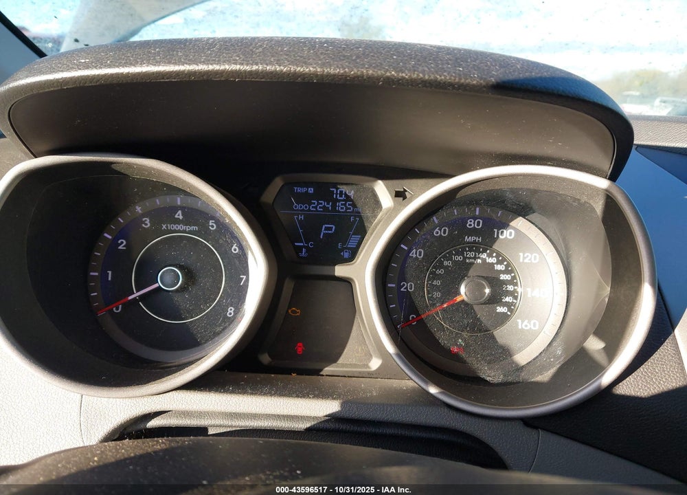 2011 HYUNDAI ELANTRA GLS (ULSAN PLANT) VIN: KMHDH4AE9BU153608