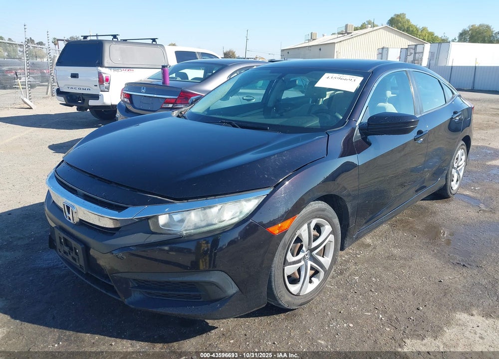 2016 HONDA CIVIC VIN: 19XFC2F55GE207775