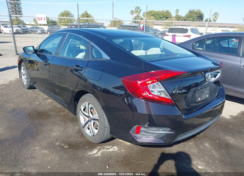 2016 HONDA CIVIC VIN: 19XFC2F55GE207775