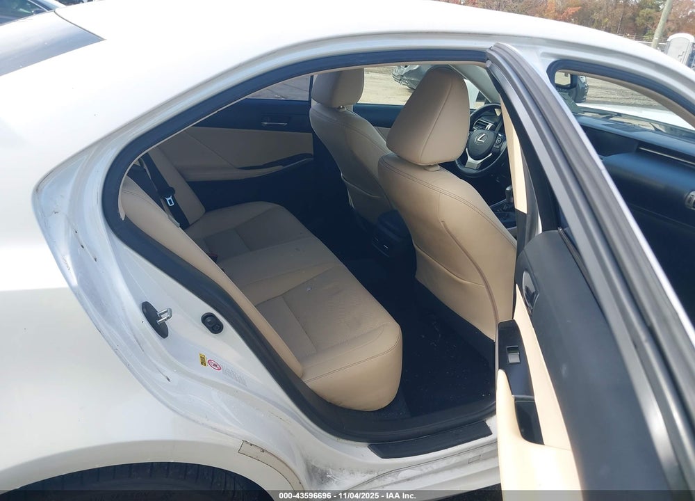 2014 LEXUS IS 250 VIN: JTHBF1D25E5009617