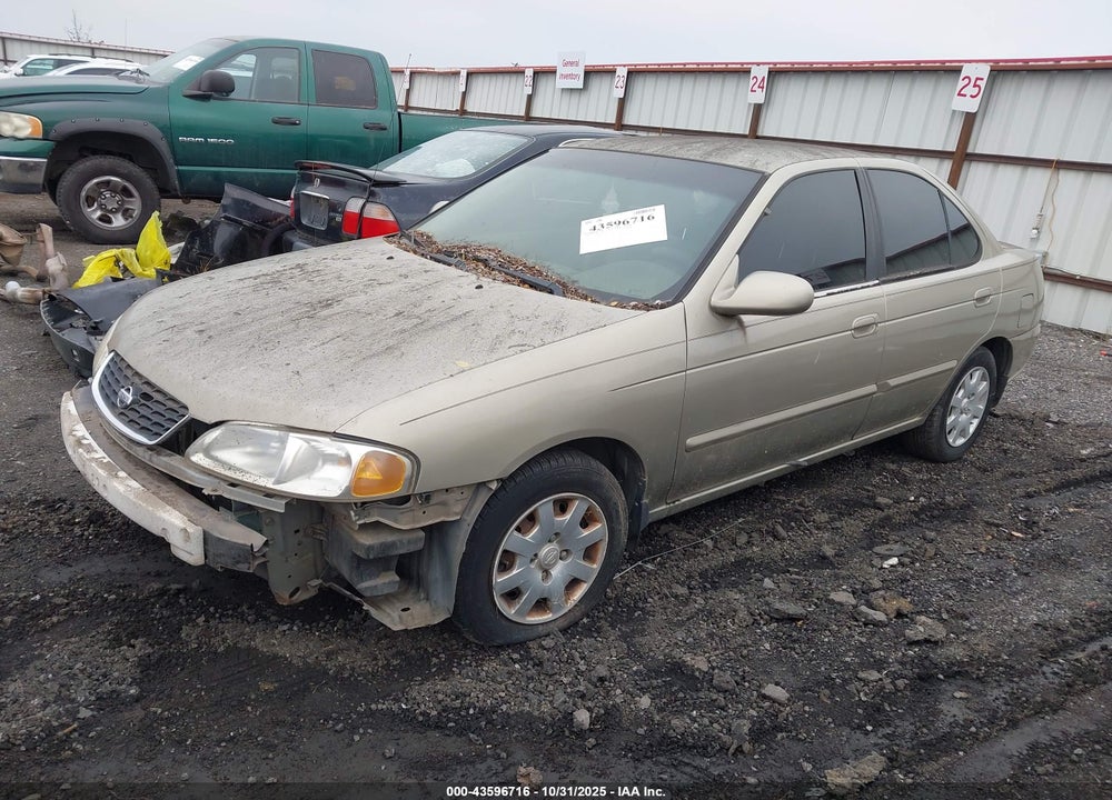 2000 NISSAN SENTRA GXE/XE VIN: 3N1CB51D8YL321629