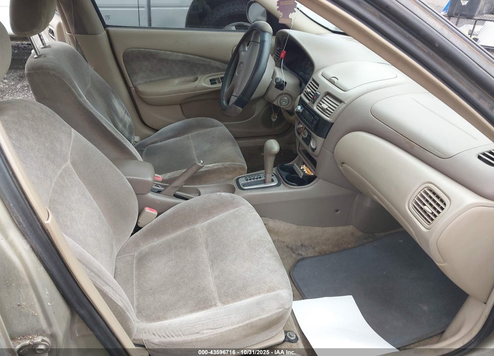 2000 NISSAN SENTRA GXE/XE VIN: 3N1CB51D8YL321629