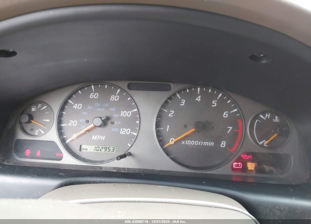 2000 NISSAN SENTRA GXE/XE VIN: 3N1CB51D8YL321629