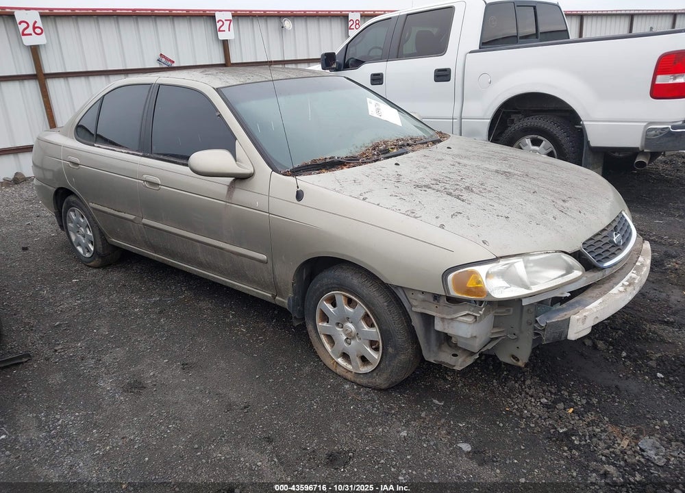 2000 NISSAN SENTRA GXE/XE VIN: 3N1CB51D8YL321629