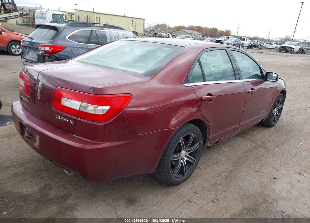 2006 LINCOLN ZEPHYR VIN: 3LNHM26176R643016