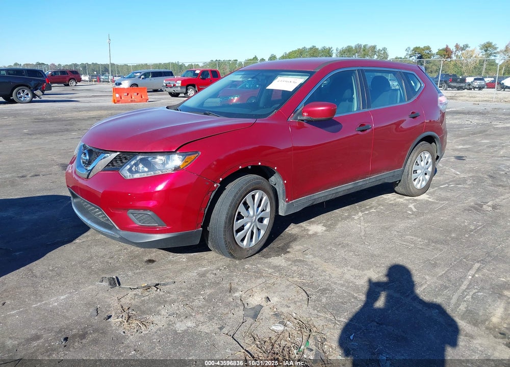 2016 NISSAN ROGUE S/SL/SV VIN: 5N1AT2MTXGC822840