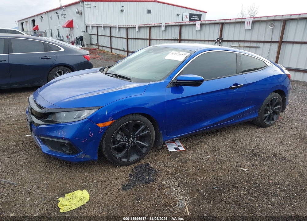 2019 HONDA CIVIC SPORT VIN: 2HGFC4B83KH309036