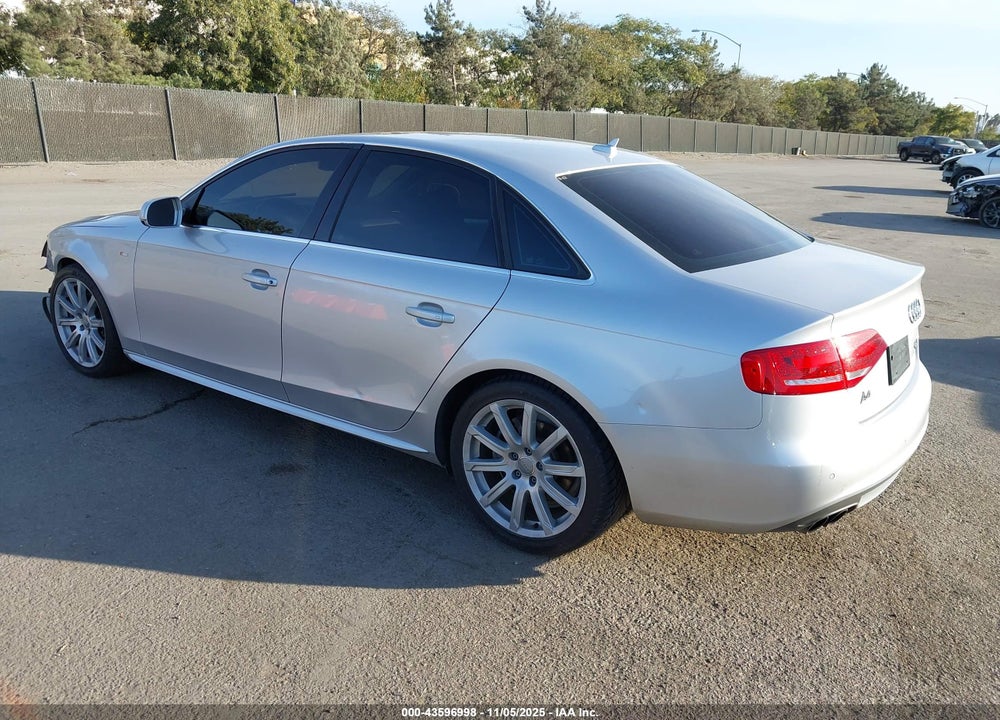 2012 AUDI A4 2.0T PREMIUM VIN: WAUFFAFL5CN012696