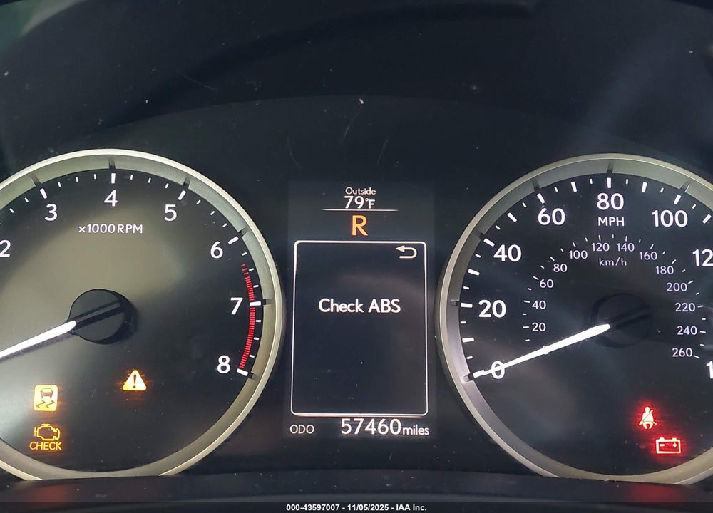 2014 LEXUS IS 250 VIN: JTHBF1D22E5009686
