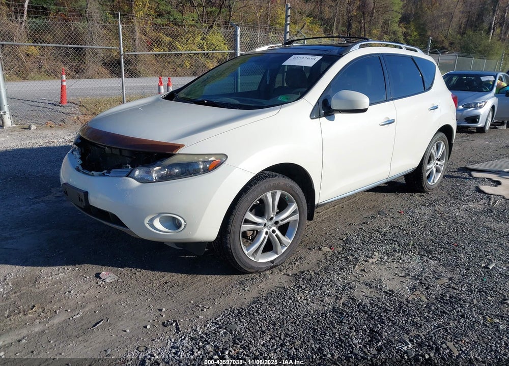 2009 NISSAN MURANO VIN: JN8AZ18W79W129327
