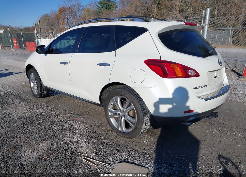 2009 NISSAN MURANO VIN: JN8AZ18W79W129327