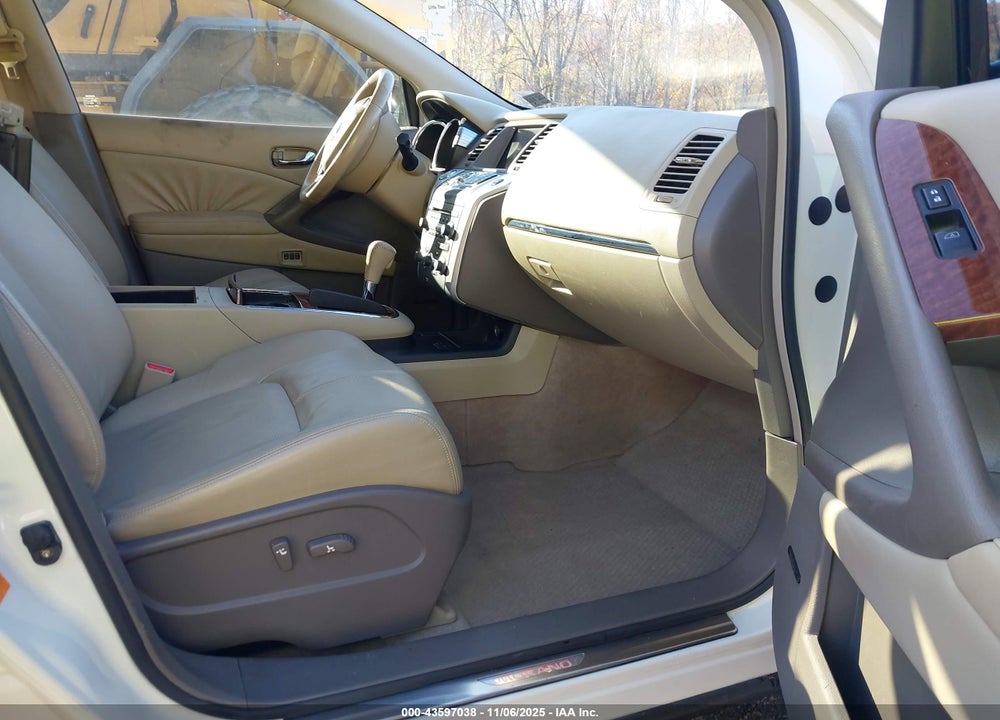 2009 NISSAN MURANO VIN: JN8AZ18W79W129327
