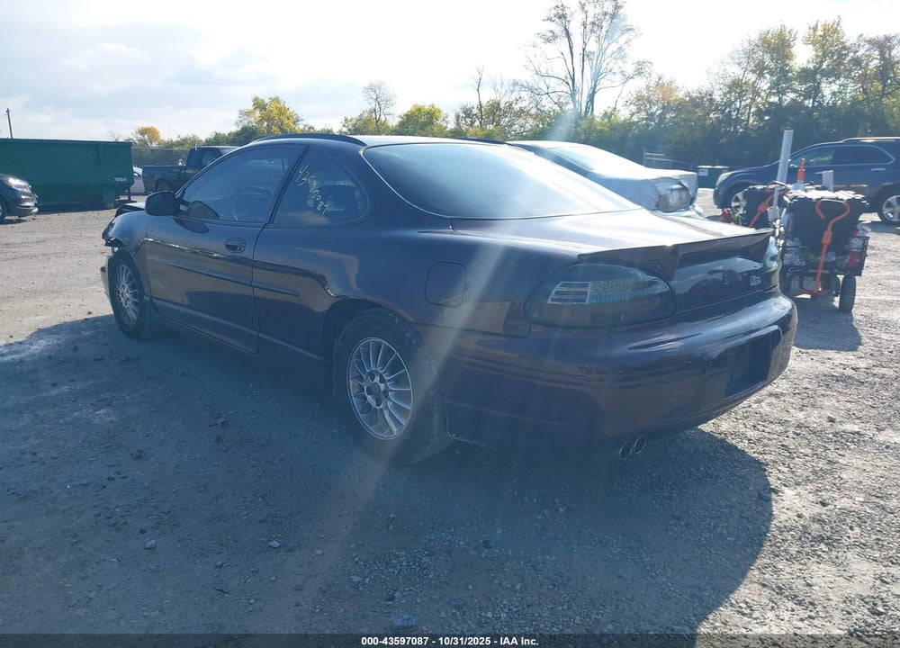 2002 PONTIAC GRAND PRIX GT VIN: 1G2WP12K72F223697