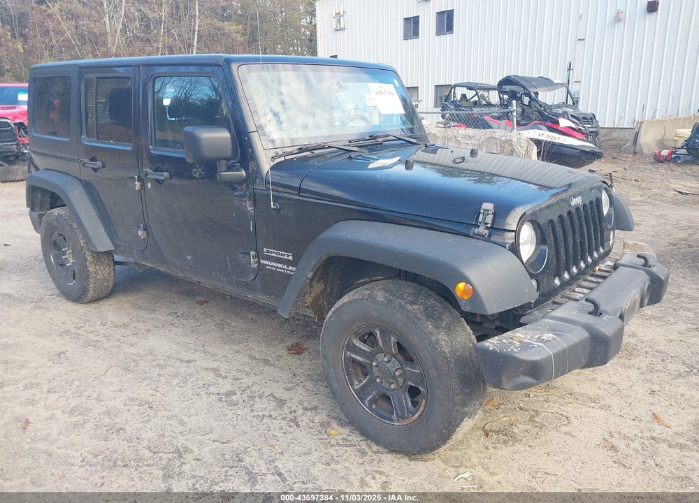 2017 JEEP WRANGLER UNLIMITED SPORT 4X4 VIN: 1C4BJWDG1HL751909