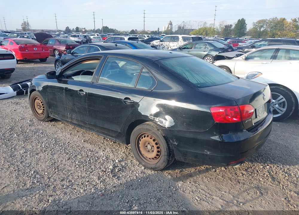 2012 VOLKSWAGEN JETTA 2.0L S VIN: 3VW2K7AJ1CM303872