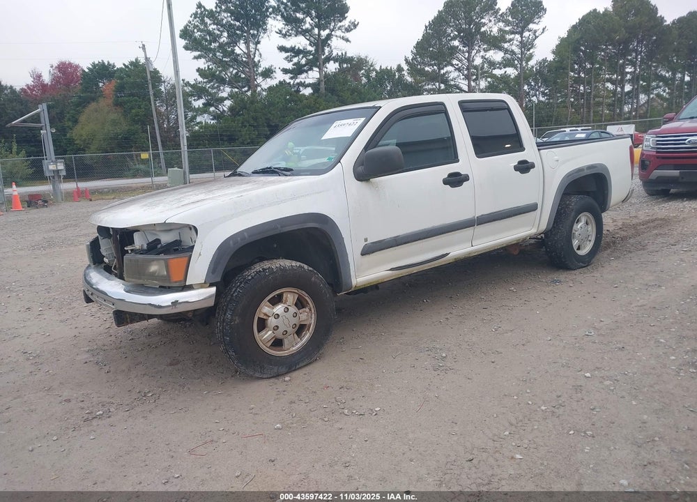 2008 CHEVROLET COLORADO LT VIN: 1GCDT13E888107638