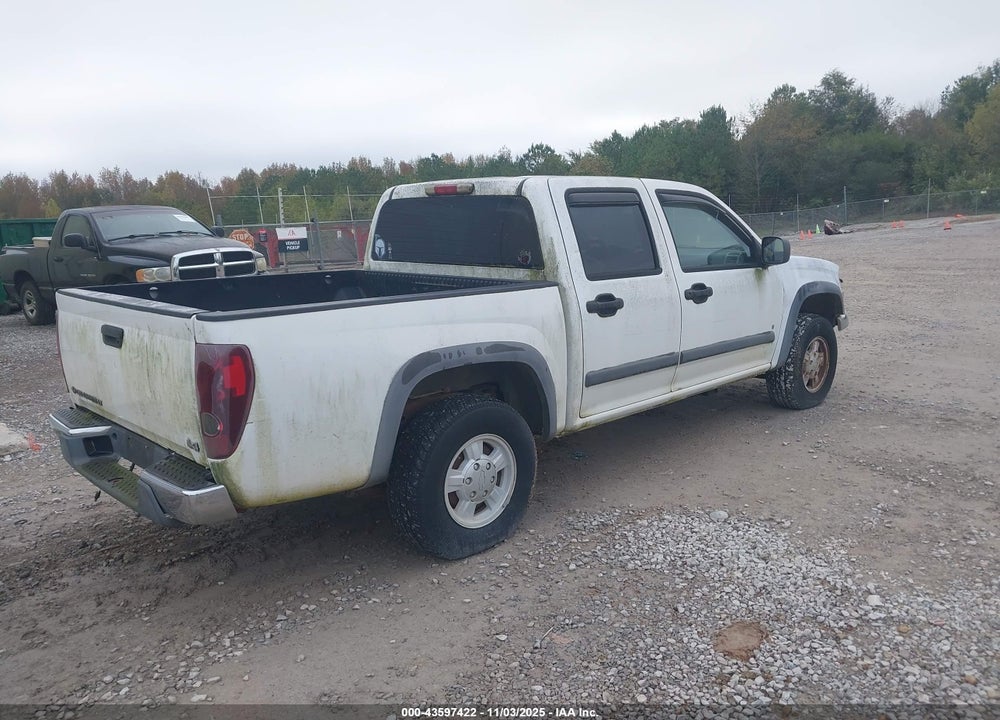 2008 CHEVROLET COLORADO LT VIN: 1GCDT13E888107638