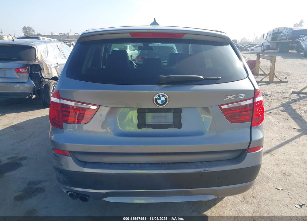 2014 BMW X3 XDRIVE28I VIN: 5UXWX9C50E0D23698