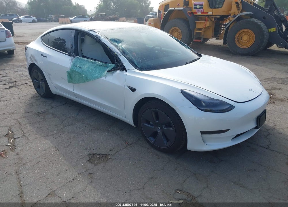 2022 TESLA MODEL 3 REAR-WHEEL DRIVE VIN: 5YJ3E1EA5NF353199