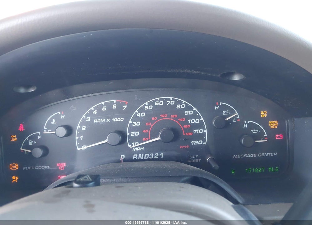 2002 FORD EXPLORER EDDIE BAUER VIN: 1FMDU74E82ZB76227
