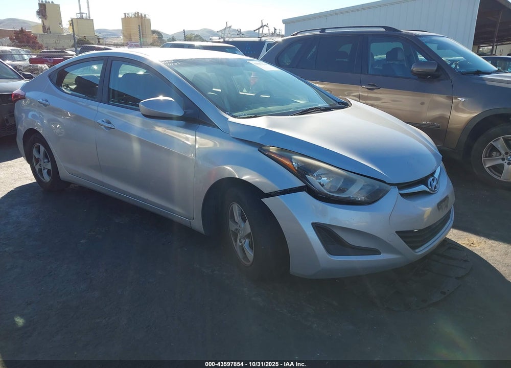 2014 HYUNDAI ELANTRA SE VIN: KMHDH4AE8EU210711