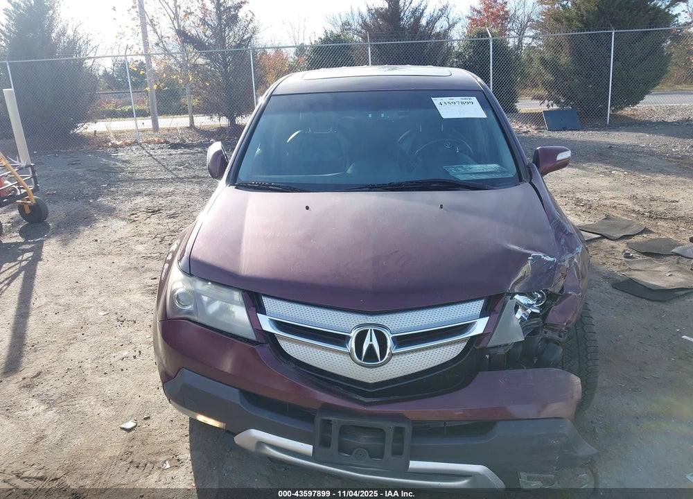 2009 ACURA MDX TECHNOLOGY PACKAGE VIN: 2HNYD28649H506543