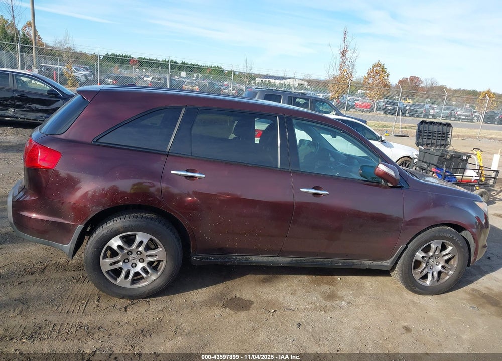 2009 ACURA MDX TECHNOLOGY PACKAGE VIN: 2HNYD28649H506543