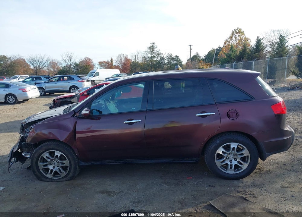 2009 ACURA MDX TECHNOLOGY PACKAGE VIN: 2HNYD28649H506543